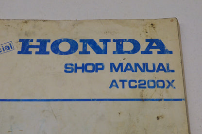 OEM Honda 6196502 Service Manual 83-85 ATC200X