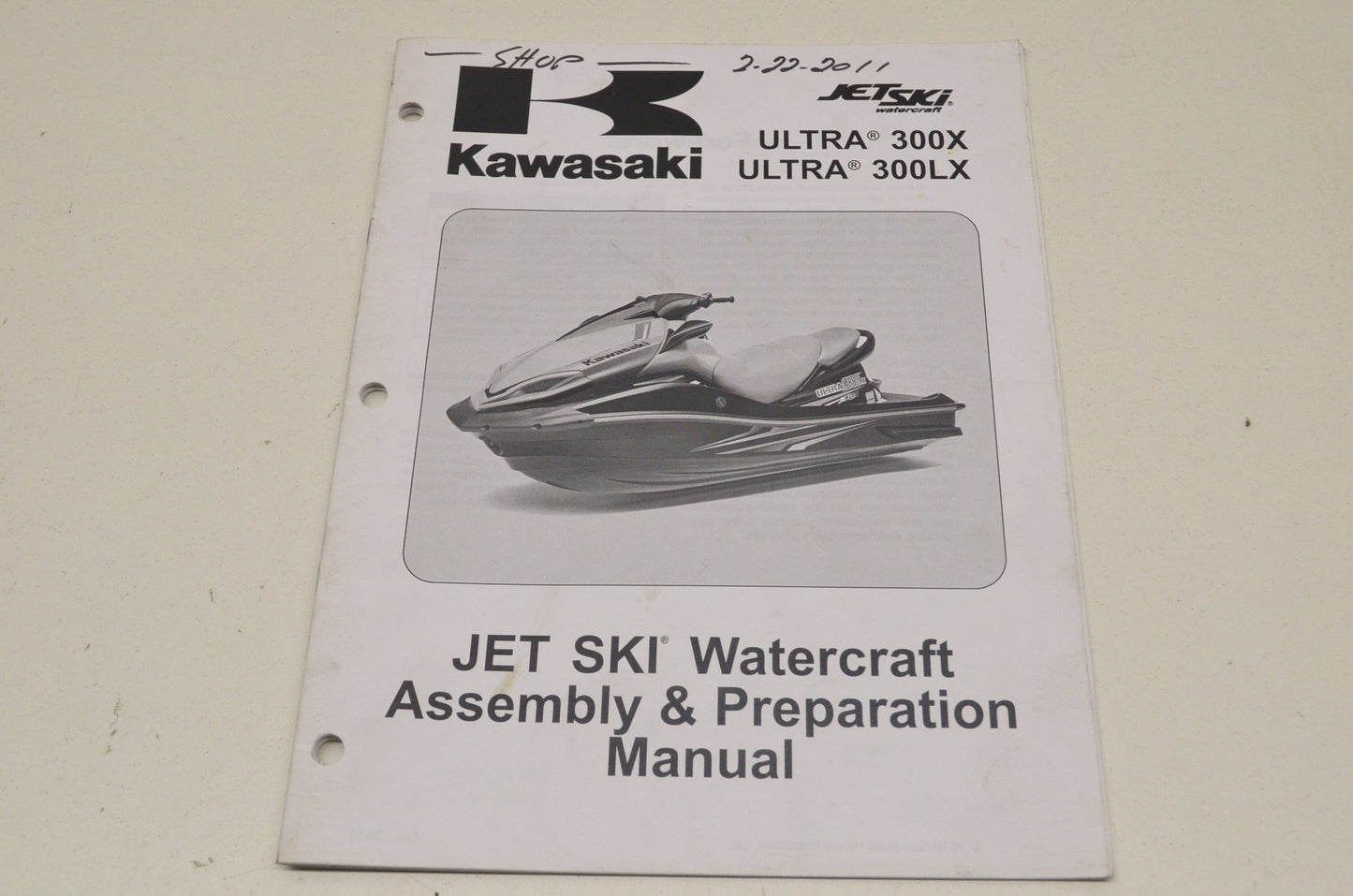 OEM Kawasaki 99931-1523-01 Assembly & Preparation Manual JT1500H/J