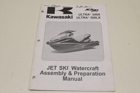 OEM Kawasaki 99931-1523-01 Assembly & Preparation Manual JT1500H/J
