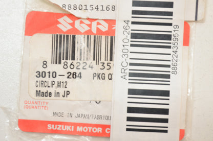 OEM Arctic Cat 3010-264 Circlip M12 Qty 2 NOS