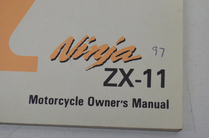 OEM Kawasaki 99920-1810-01 Owner's Manual ZX1100D5