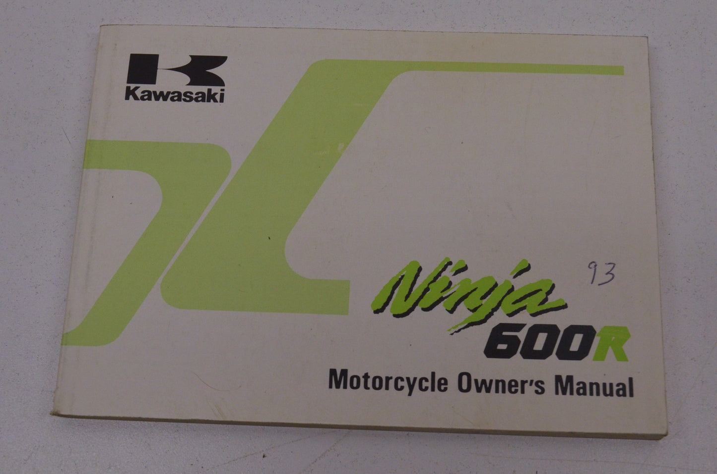OEM Kawasaki 99920-1608-01 Owner's Manual ZX600C6