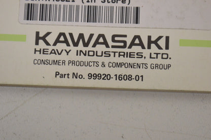 OEM Kawasaki 99920-1608-01 Owner's Manual ZX600C6