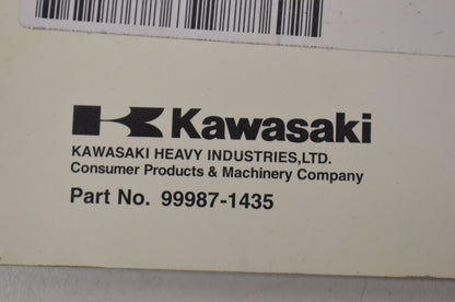 OEM Kawasaki 99987-1435 Owner's Manual EX650A7F