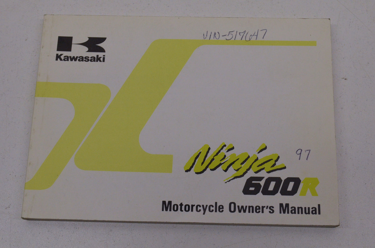 OEM Kawasaki 99920-1811-01 Owner's Manual ZX600C10