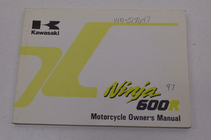 OEM Kawasaki 99920-1811-01 Owner's Manual ZX600C10