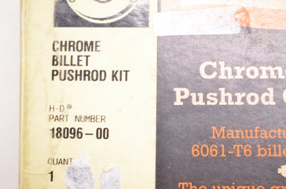 Chrome Billet Pushrod Kit NOS