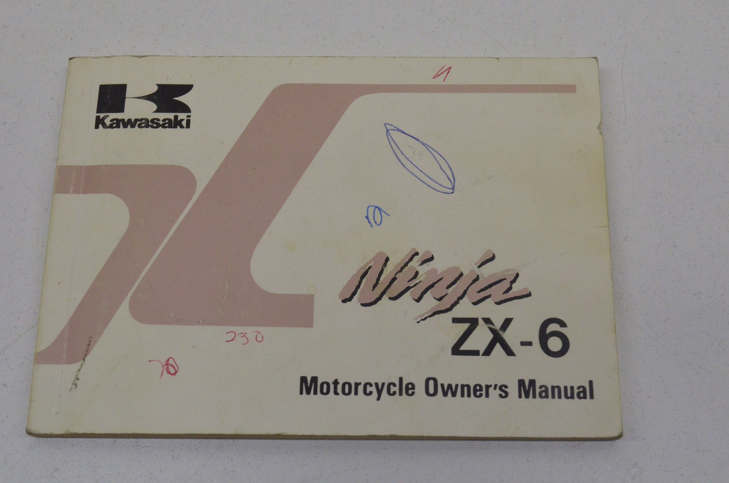 OEM Kawasaki 99920-1533-01 Owner's Manual ZX600D2