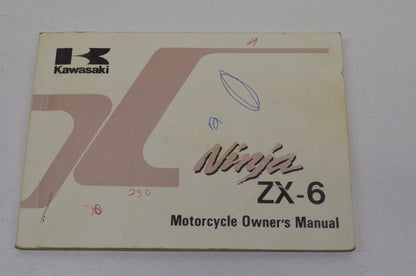 OEM Kawasaki 99920-1533-01 Owner's Manual ZX600D2