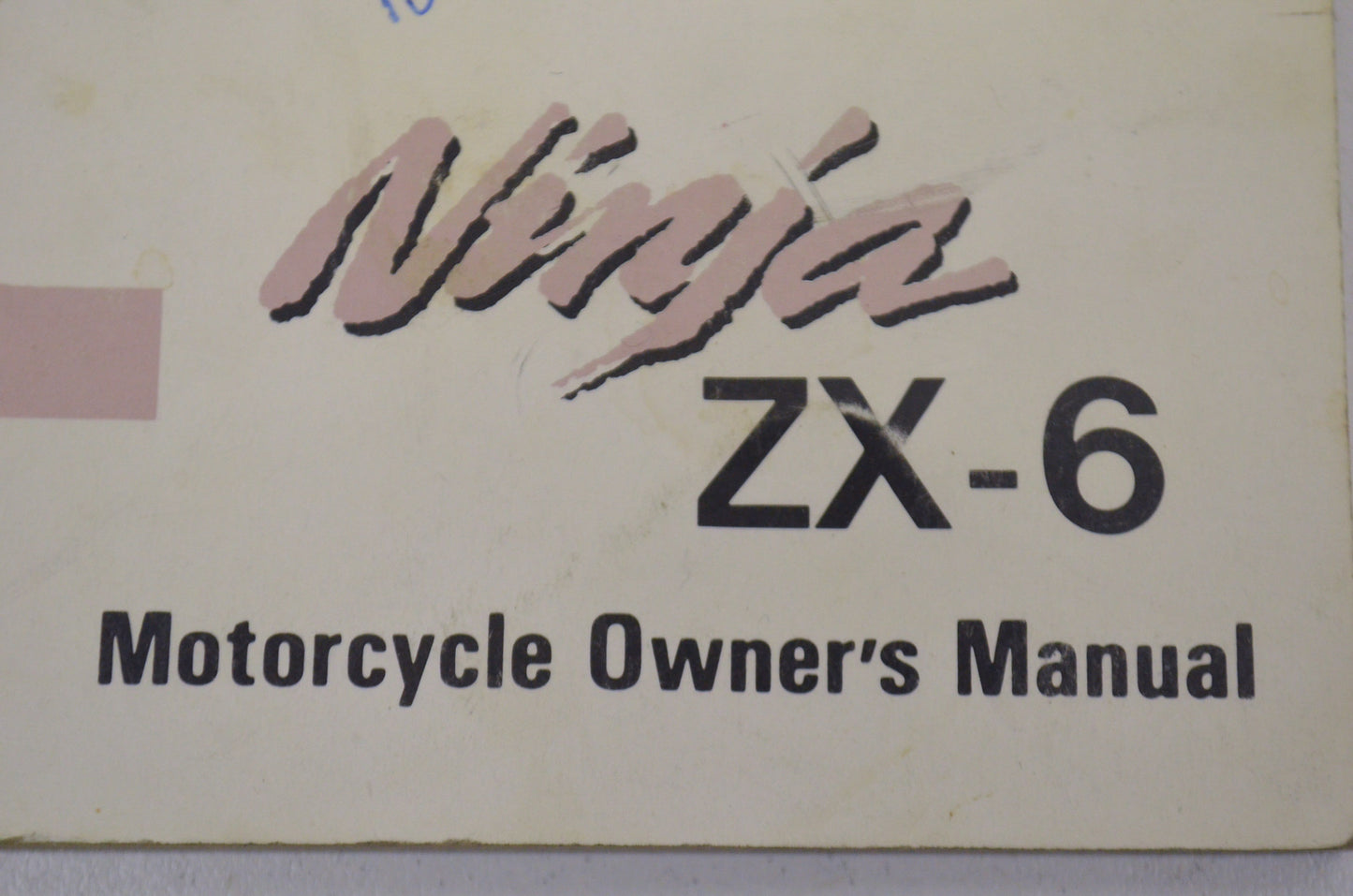 OEM Kawasaki 99920-1533-01 Owner's Manual ZX600D2