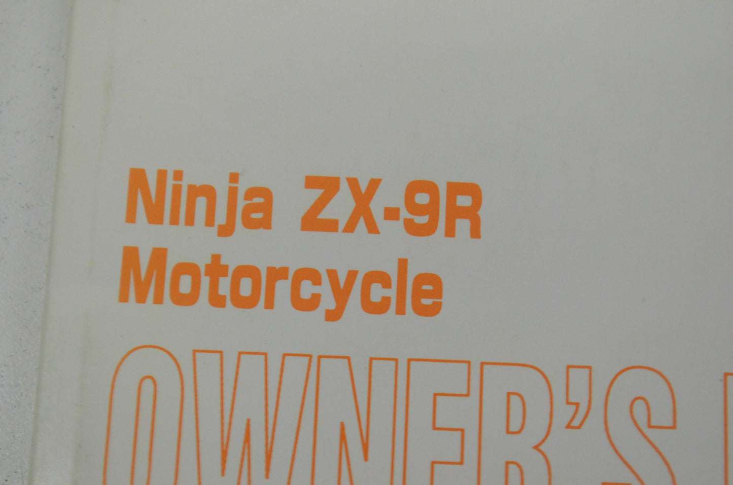 OEM Kawasaki 99920-1967-01 Owner's Manual ZX900E1