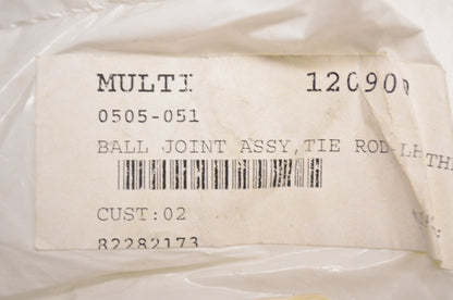 OEM Arctic Cat 0505-051 Left Hand Thread Tie Rod Ball Joint Assembly NOS