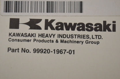 OEM Kawasaki 99920-1967-01 Owner's Manual ZX900E1