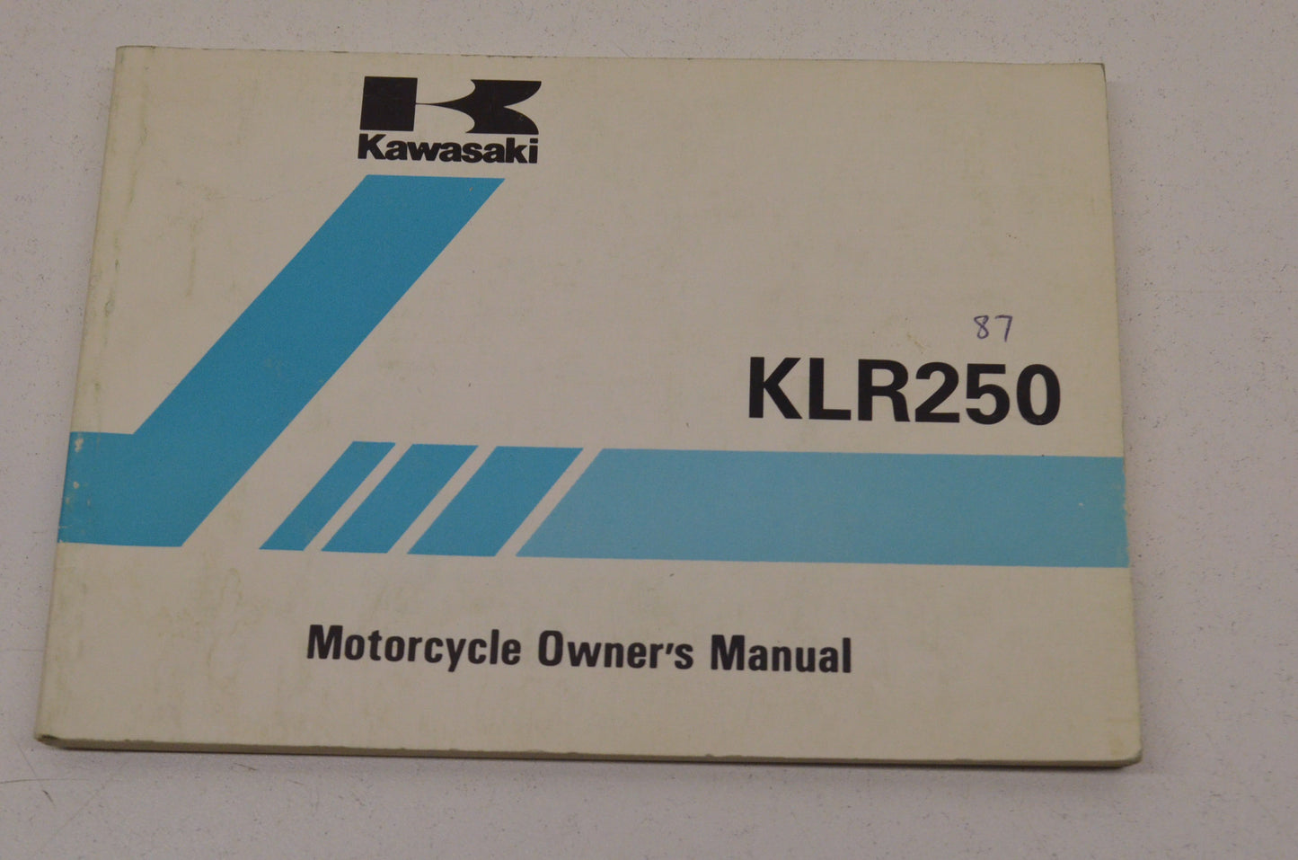 OEM Kawasaki 99920-1364-01 Owner's Manual KL250D4