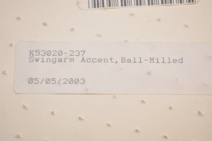New OEM Kawasaki Ball Milled Swingarm Accent NOS