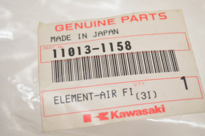 New OEM Kawasaki 11013-1158 Air Filter Element NOS