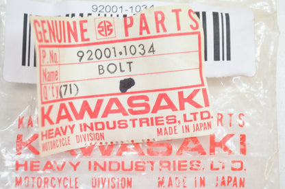 New OEM Kawasaki Hex Head Bolt 6x10 NOS