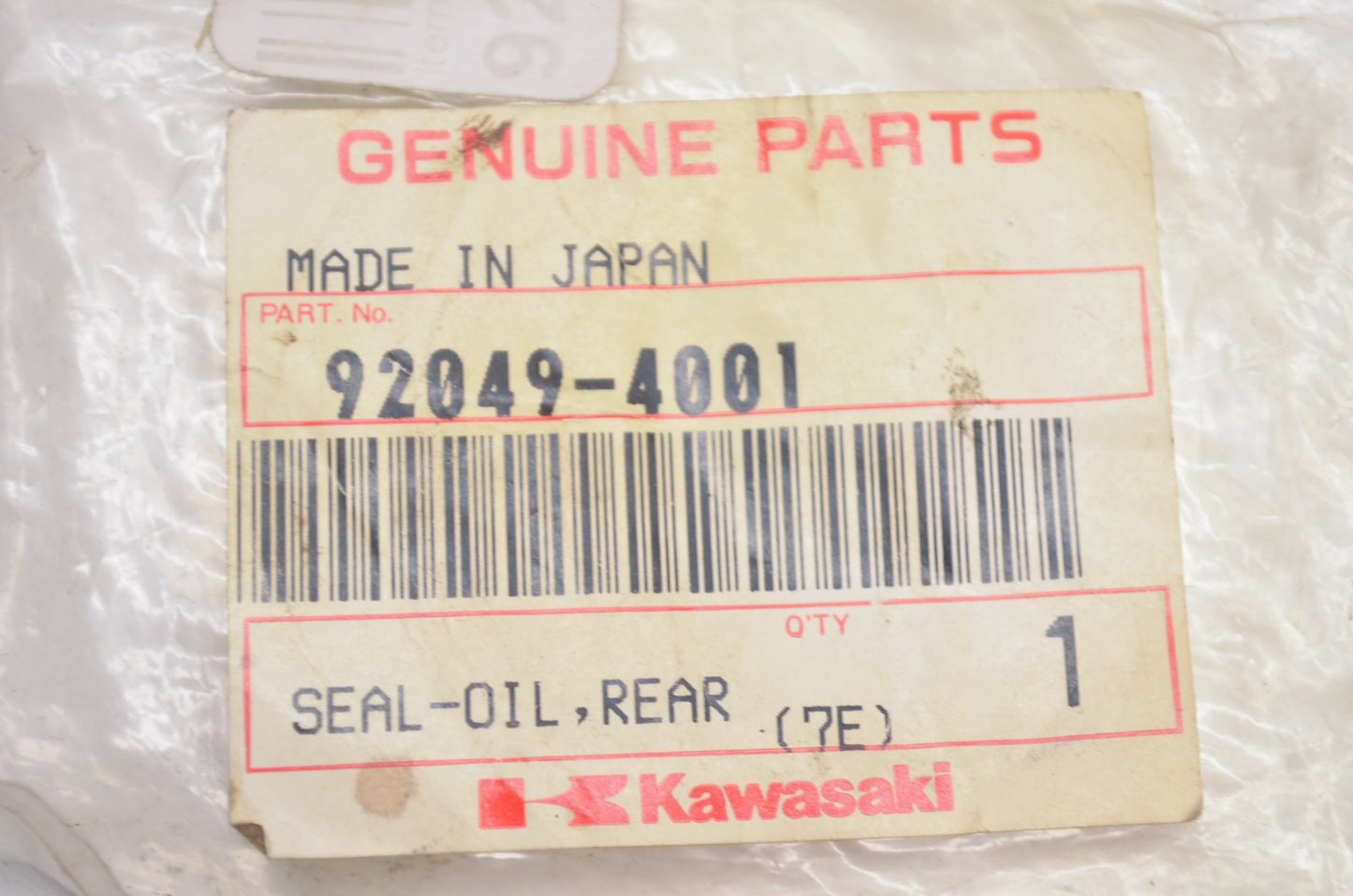 OEM Kawasaki 92049-4001 Rear Hub Oil Seal