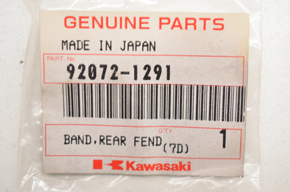 OEM Kawasaki 92072-1291 Rear Fender Cover Band NOS