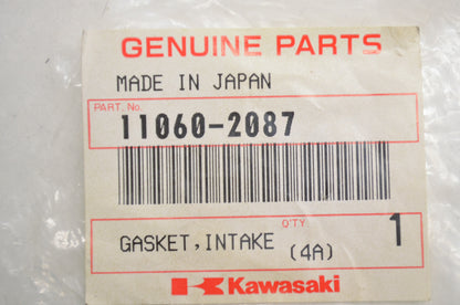 OEM Kawasaki 11060-2087 Intake Manifold Gasket Qty 2 NOS