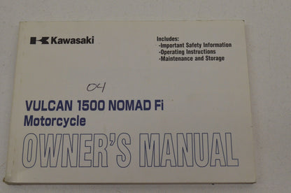 OEM Kawasaki 99987-1189 Owner's Manual VN1500-L5