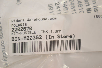 OEM Polaris 2202670 Fusible Link Kit 1.0mm NOS