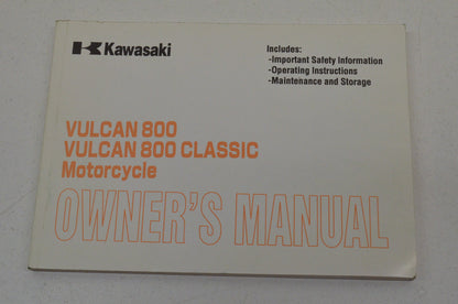 OEM Kawasaki 99920-1894-01 Owner's Manual VN800B4