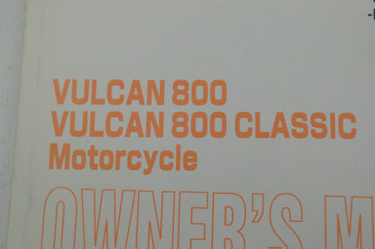 OEM Kawasaki 99920-1894-01 Owner's Manual VN800B4