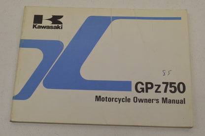OEM Kawasaki 99920-1274-01 Owner's Manual ZX750A3