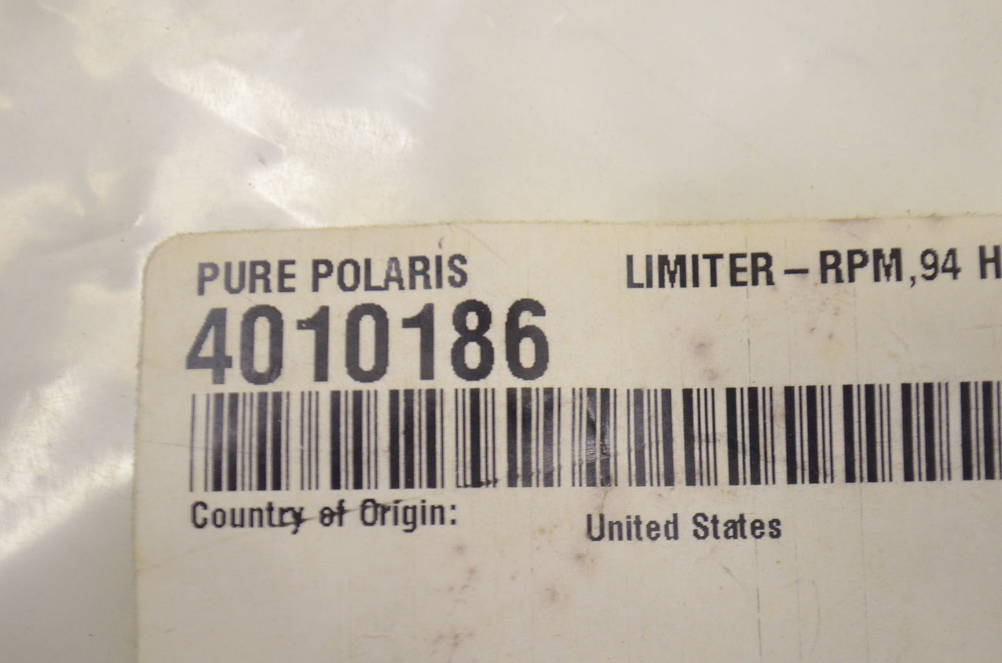 OEM Polaris 4010186 RPM Limiter NOS