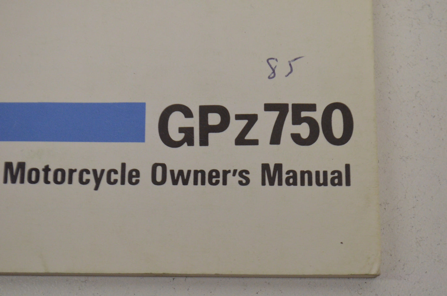 OEM Kawasaki 99920-1274-01 Owner's Manual ZX750A3