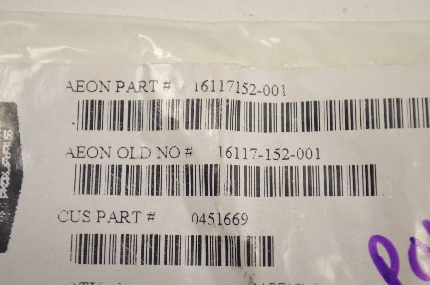 OEM Polaris 451669, 16117152-001, 0451669, 0450895 Float Valve NOS