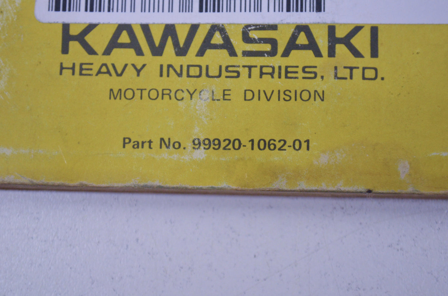 OEM Kawasaki 99920-1062-01 Owner's Manual KZ400H