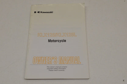 OEM Kawasaki 99987-1302 Owner's Manual KLX125-A3