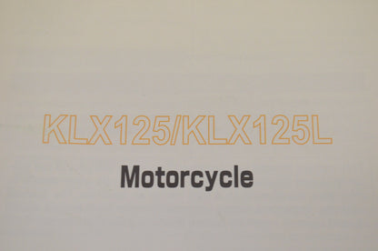 OEM Kawasaki 99987-1302 Owner's Manual KLX125-A3
