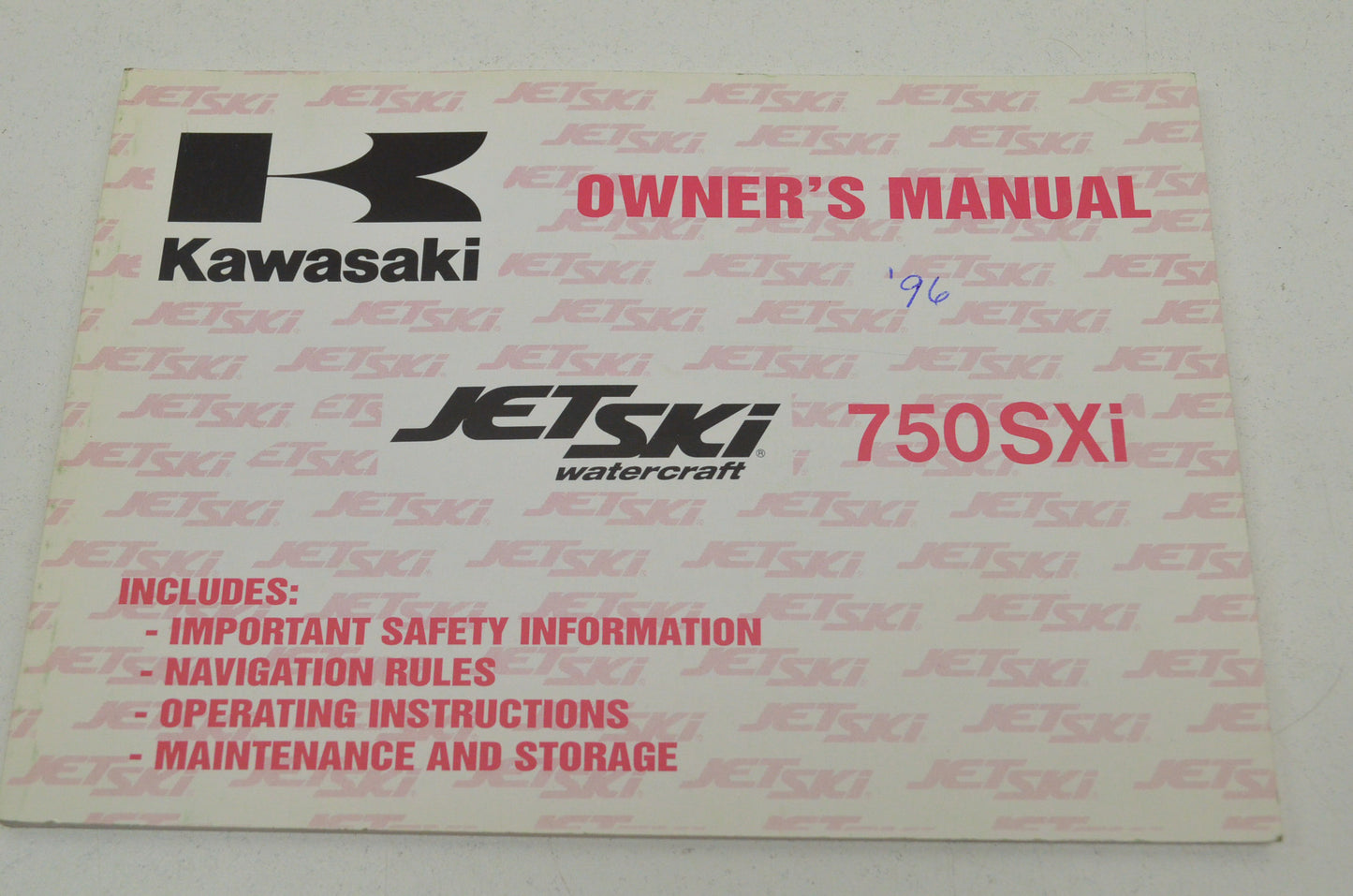 OEM Kawasaki 99920-1747-01 Owner's Manual JS750B2