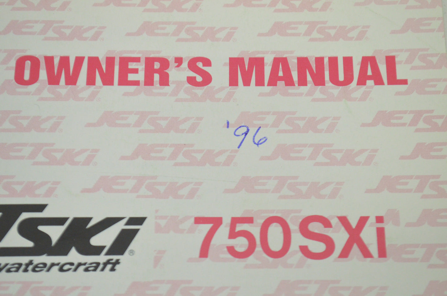 OEM Kawasaki 99920-1747-01 Owner's Manual JS750B2