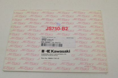 OEM Kawasaki 99920-1747-01 Owner's Manual JS750B2