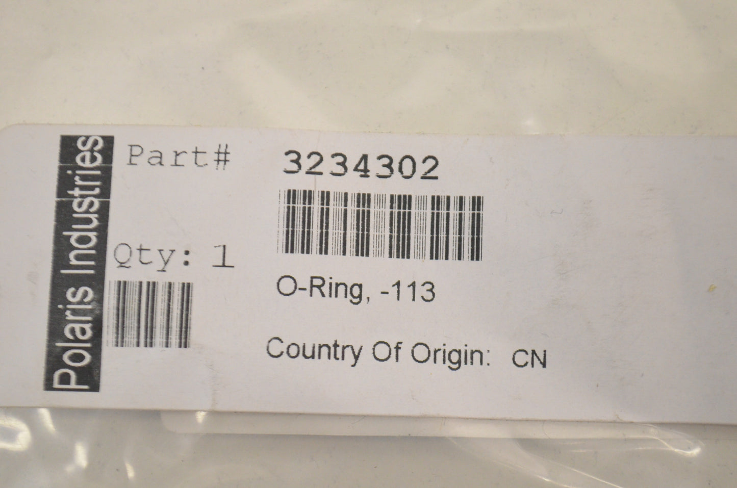OEM Polaris 3234302 O-Ring NOS