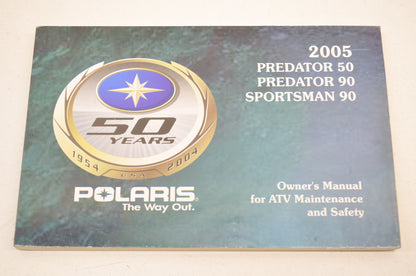 OEM Polaris 9919505 Owner's Manual 05 Sportsman 90 PRED 50/90 NOS