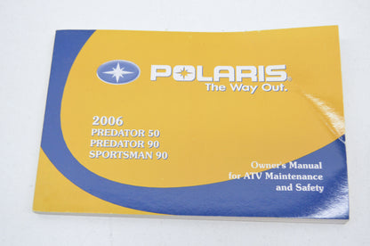OEM Polaris 9920229 Owner's Manual 06 Sportsman 90/PRED 50/90 NOS