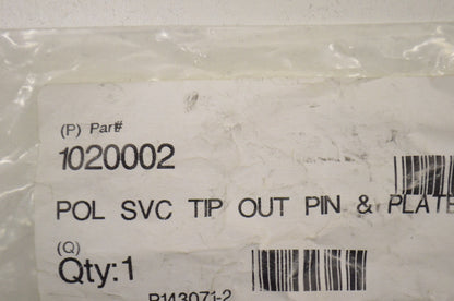 SVC Tip Out Pin & Plate NOS