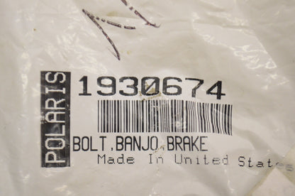 New OEM Polaris Banjo Bolt NOS