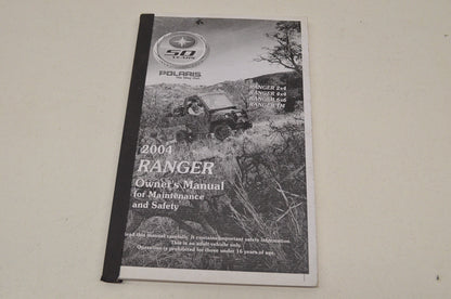 OEM Polaris 9918790 Owner's Manual 04 Ranger 2X4/4X4/6X6 NOS