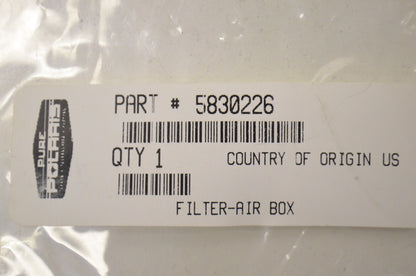 OEM Polaris 5830226 Air Box Filter NOS