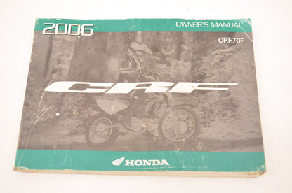 OEM Honda 31GCF690 CRF70F Owner's Manual 06 06 CRF70F