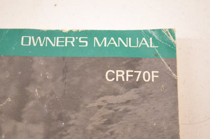 OEM Honda 31GCF690 CRF70F Owner's Manual 06 06 CRF70F