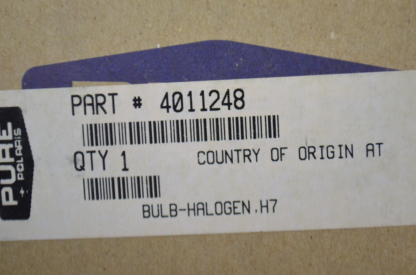 OEM Polaris 4011248 Halogen Bulb H7 NOS