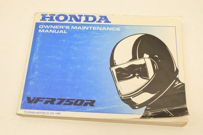 OEM Honda VFR750R Owner's Maintenance Manual VFR750R
