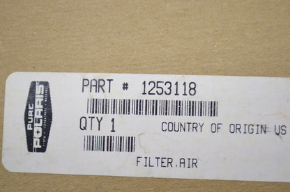 OEM Polaris 1253118 Air Filter NOS